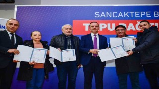 Sancaktepede 56 hak sahibi tapularına kavuştu