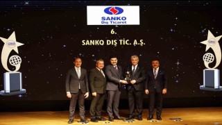 SANKO Dış Ticarete “ihracatın yıldızı” ödülü