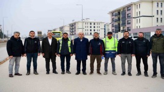 Saray Bosna caddesinde çalışmalar sürüyor