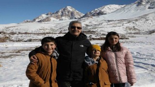 Şehit aileleri için Aladağlarda yürüyüş