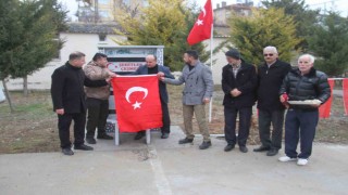Şehitler çeşmesi dualarla hizmete açıldı