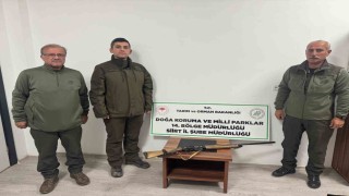 Siirtte kaçak avcılara 75 bin TL ceza kesildi