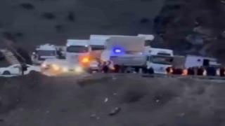 Siirtte tır devrildi: 3 yaralı