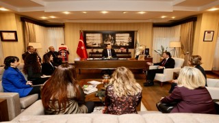 Silivri Belediye Başkanı Balcıoğlu, İSMMMO yönetimini makamında ağırladı