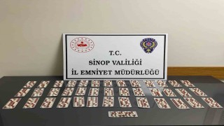 Sinopta 560 adet uyuşturucu hap ele geçirildi