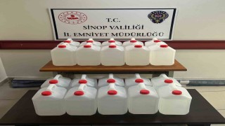 Sinopta Çengel Operasyonu: 100 litre etil alkol ele geçirildi