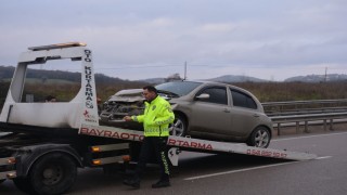 Sinopta trafik kazası: 1 yaralı