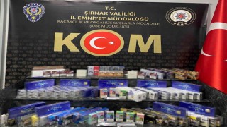 Şırnakta çok sayıda gümrük kaçağı ürün ele geçirildi: 1 tutuklama