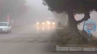 Sisli hava karayollarında sürücülere zor anlar yaşattı