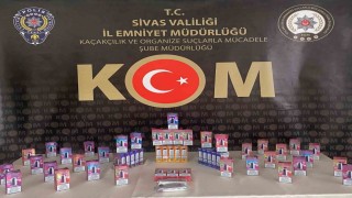Sivasta 55 kaçak elektronik sigara ele geçirildi