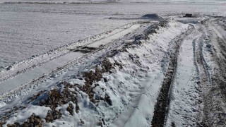 Sivasta 60 bin ton şeker pancarı kar altında kaldı