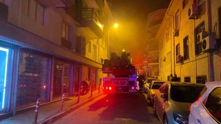Sokağı saran yoğun duman panikletti
