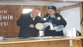 Sultanhisarlılar Büyükşehrin çorbası ile ısındı