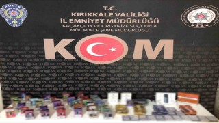 Şüphe üzerine durdurulan araçtan kaçak sigara çıktı