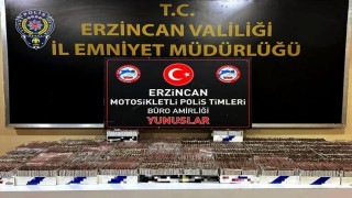 Şüpheli araçta 23 bin 700 adet makaron ele geçirildi