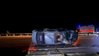 Takla atan otomobilde 1 kişi yaşamını yitirdi!