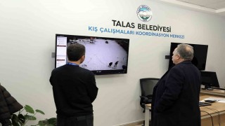 Talasta kar yağışı 7/24 takipte