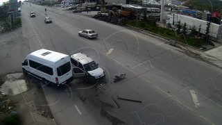 Tatvanda KGYS kameralarına yansıyan kazalar
