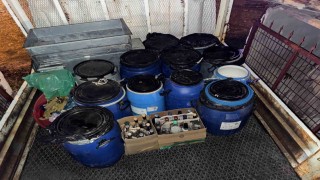 Tekirdağda 400 litre kaçak şarap ele geçirildi