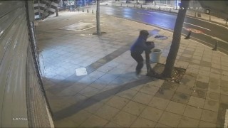 Tekirdağda at arabasıyla mazgal hırsızlığı kamerada