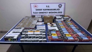 Tekirdağda tütün kaçakçılığı operasyonu