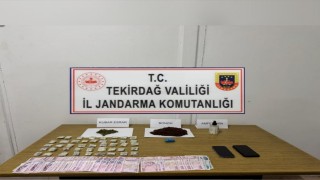 Tekirdağda uyuşturucu operasyonları: Çok sayıda madde ele geçirildi