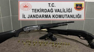 Tekirdağda uyuşturucu ve silah ele geçirildi