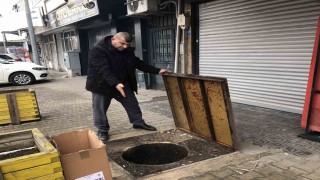 Tekirdağda vatandaşın lağım isyanı