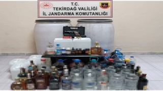 Tekirdağda yılbaşı öncesi kaçak içki operasyonu