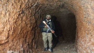 Tel Rıfatta terör örgütü PKK/YPGnin kullandığı kilometrelerce uzunluğunda tüneller görüntülendi