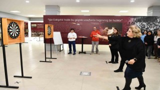 Tepebaşında kadın çalışanlar için dart turnuvası