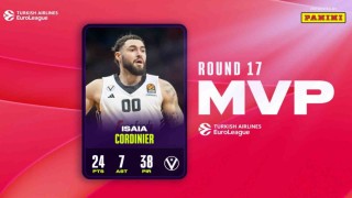 THY Euroleaguede 17. haftanın MVPsi Isaia Cordinier oldu
