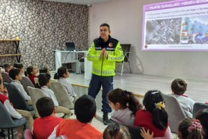 Toprakkale'de Jandarmadan Trafik Eğitimi
