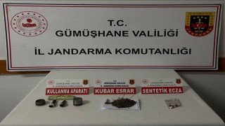 Trabzondan Gümüşhaneye uyuşturucu madde getiren şahıs yakalandı
