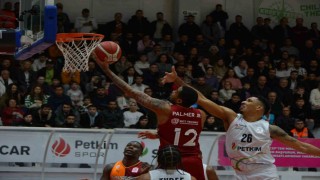 Türkiye Sigorta Basketbol Süper Ligi: Aliağa Petkimspor: 77 - Galatasaray: 94