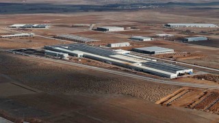 Türkiyenin ilk raylı OSBsinde fabrikalar yükseliyor