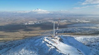 Türkiyenin toplu ulaşımdaki ilk rüzgar enerji santrali projesi adım adım ilerliyor