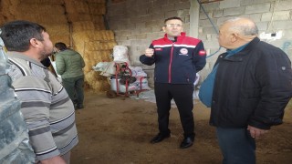 Uşak İl Tarım ve Orman Müdürü Serkan Bilir çiftçileri ziyaret etti