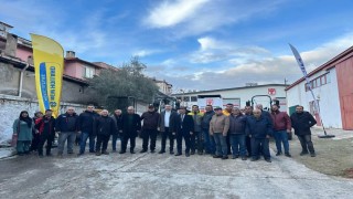 Üzüm üreticilerine makine ve ekipmanları teslim edildi