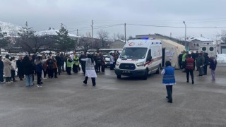 Üzümlüde deprem ve yangın saha tatbikatı gerçekleştirildi