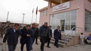 Vali Ali Çelik, Derecikte kamu yatırımlarını inceledi