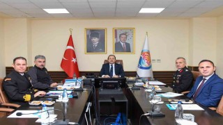 Vali Pehlivan, Asayiş ve Güvenlik Koordinasyon Toplantısına katıldı