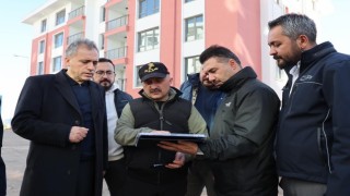 Vali Varol İnderede konutlarını inceledi