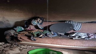 Vanda bacadan çıkan kıvılcım evi yaktı