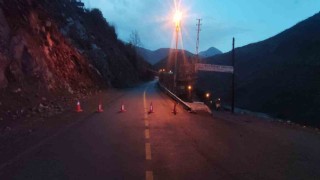 Yahyalıda heyelan