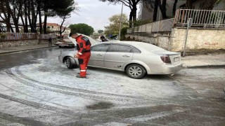Yatağanda araç yangını korkuttu