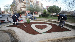Yunusemreden Kaynak Mahallesinde peyzaj çalışması