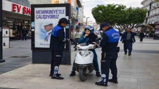Zabıta ekiplerinden motorlu araçlara yönelik denetim
