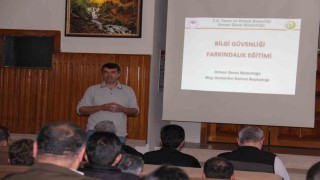 Zonguldak Orman Bölge Müdürlüğünde bilgi güvenliği ve farkındalık eğitimleri verildi