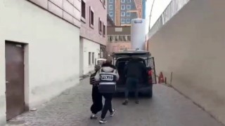 10 yıl kesinleşmiş hapis cezasıyla aranan kadın baza içerisinde yakalandı